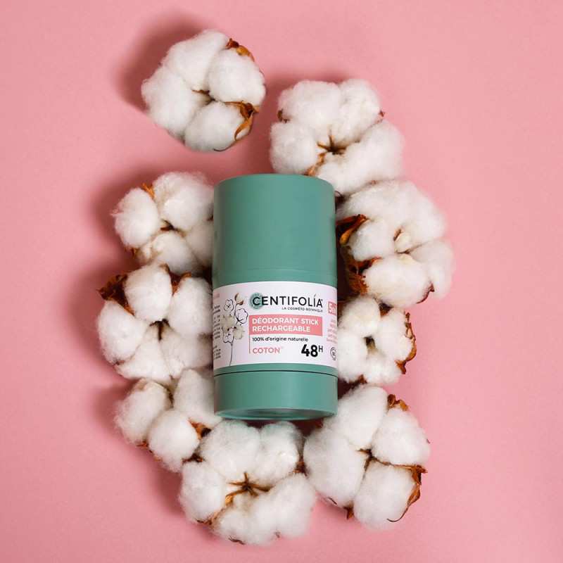 Centifolia – Déodorant rechargeable coton 50gr