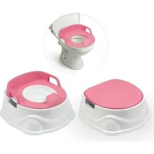 Pot d’apprentissage 3en1 rose – Dolu