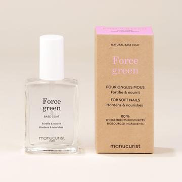 Manucurist – Force green(fortifiante) 15ml – Base/Soins pour ongles mous