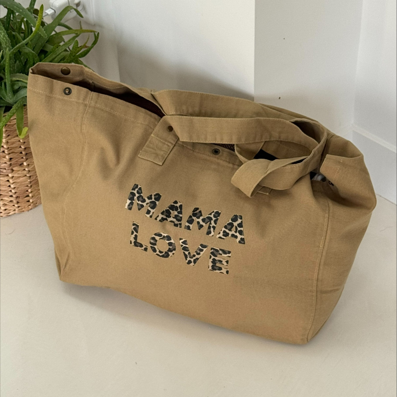 Marcel & Lily – Grand Cabas sable – Mama Love – Image 2