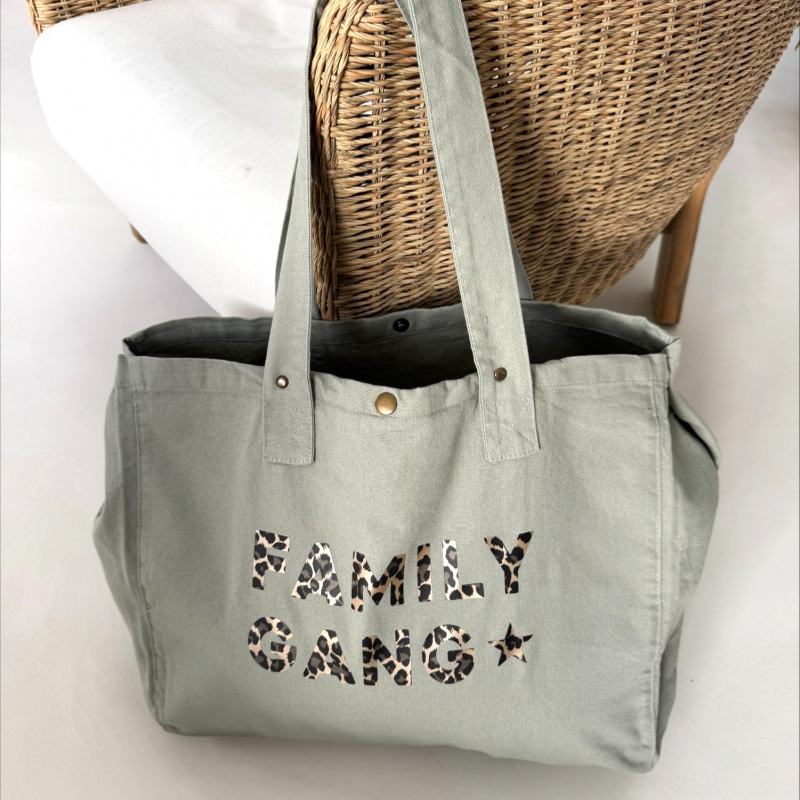 Marcel & Lily – Grand Cabas sauge – Family gang – Image 3