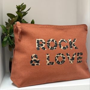 Marcel et Lily – Grande pochette kaki – Rock & Love