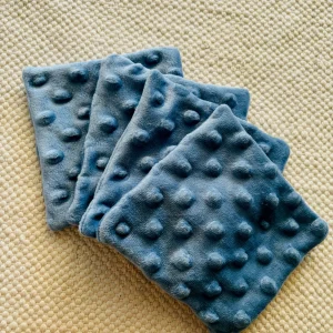 Lingette démaquillante bleue