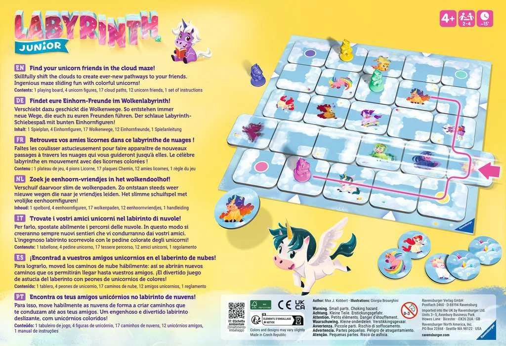 Junior labyrinth unicorn – Ravensburger – Image 3