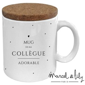 Marcel et Lily – Mug Couvercle En Liège – Vin Chaud