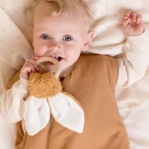 Nobodinoz – Gigoteuse en nid d&rsquo;abeille 6-18 mois – Caramel