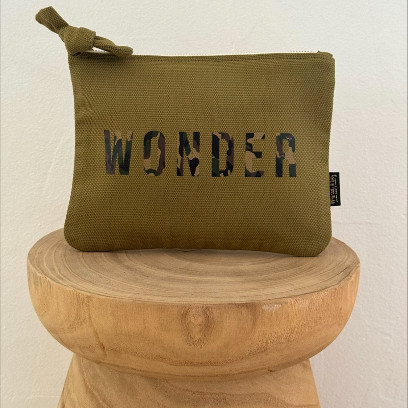 Marcel et Lily – Pochette Vert Olive – Wonder