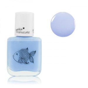 Petite manucurist – Vernis à ongles à l&rsquo;eau pour enfants – Bleu ciel pailleté, Pomme la poissonne