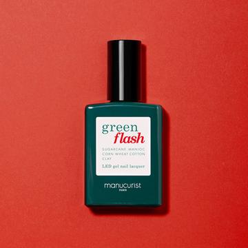 Manucurist – Vernis à ongles SEMI-PERMANENT green flash 15ml – Poppy Red – Image 4