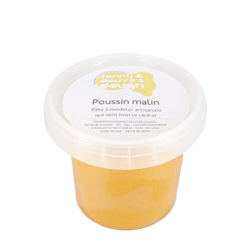Fanny’n Douve’s Dought – Pâte à modeler artisanale – Poussin malin, senteur Cédrat