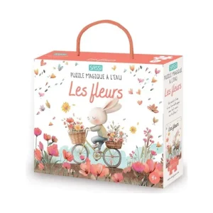 Puzzle magique à l’eau – Les fleurs – Sassi