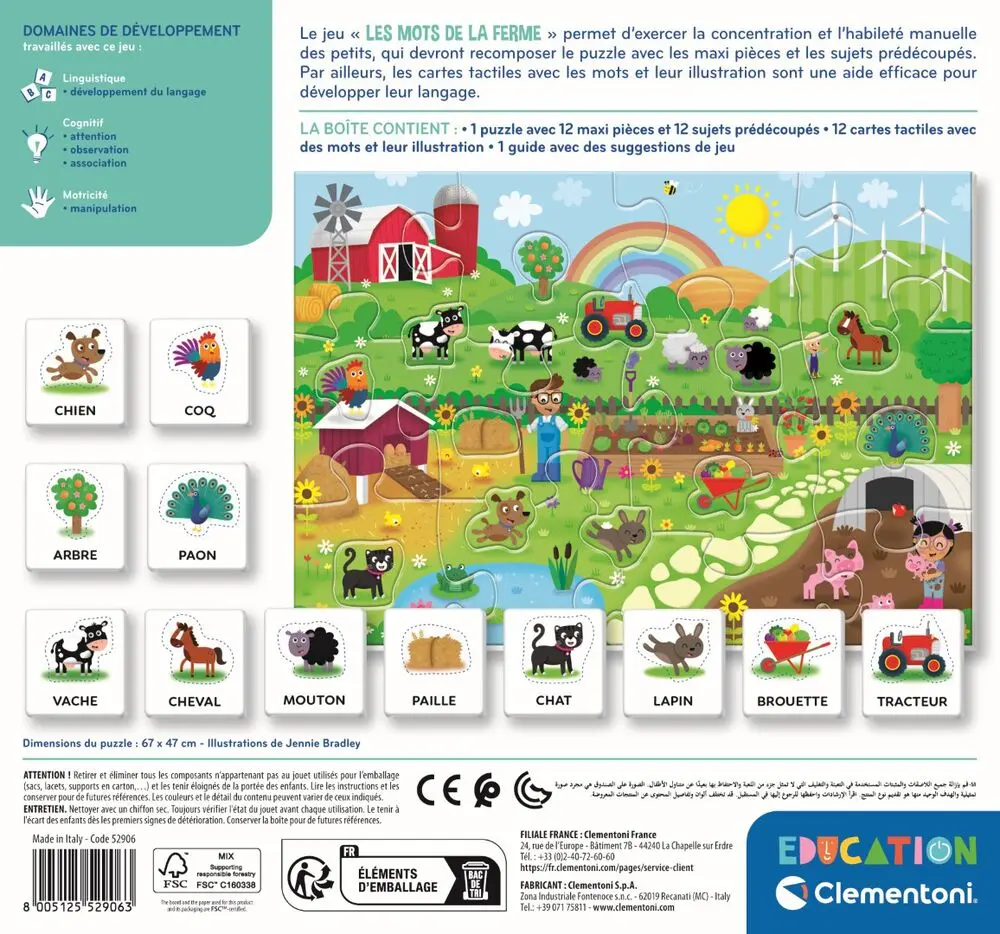 Mots de la ferme – Clementoni – Image 3