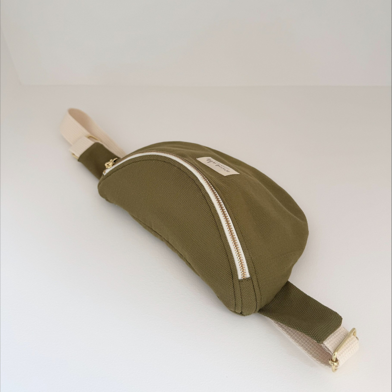 Marcel et Lily – Sac Banane en coton vert – Image 2