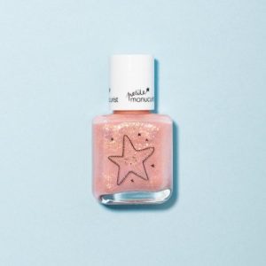 Petite manucurist – Vernis à ongles à l&rsquo;eau pour enfants – Corail pailleté, Stella l&rsquo;étoile de mer