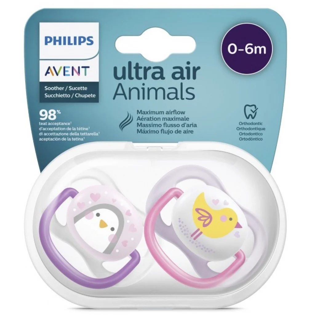 Sucette Ultra Air Animals 0-6M – Philips Avent