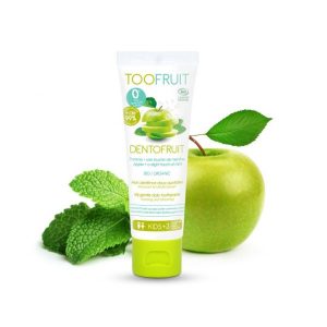 TooFruit – Dentifrice enfant sans sulfate et sans fluor- Pomme
