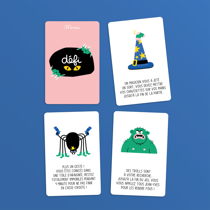 Minus – Jeu de cartes défis cool – Trésor en vue – Image 3