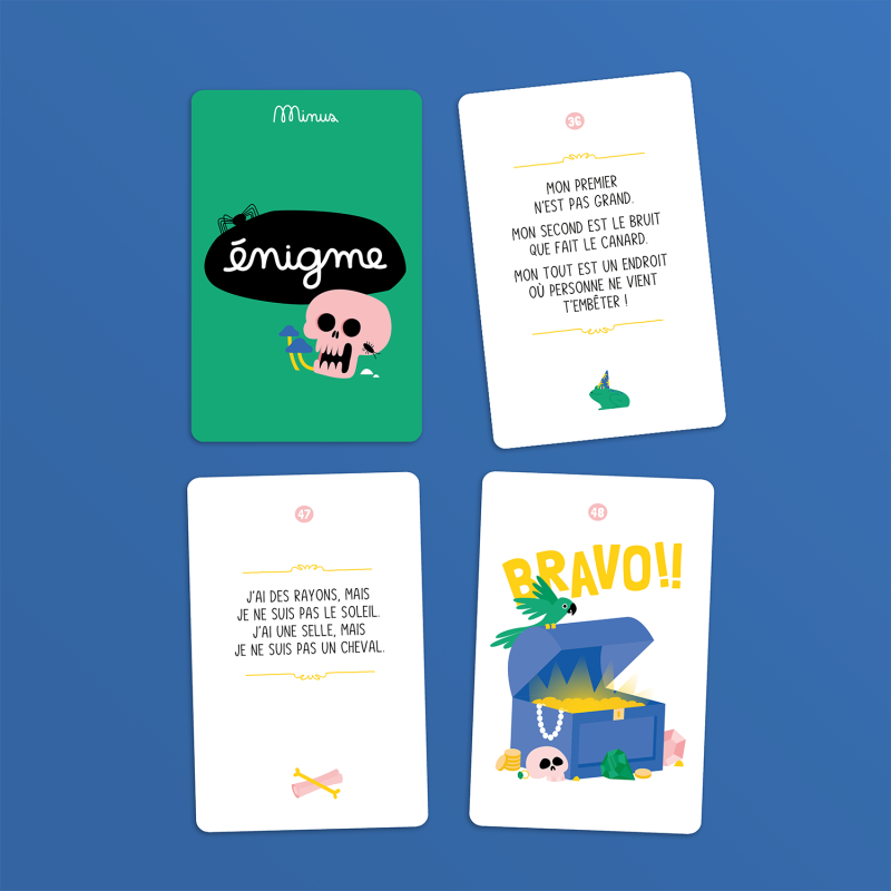 Minus – Jeu de cartes défis cool – Trésor en vue – Image 4