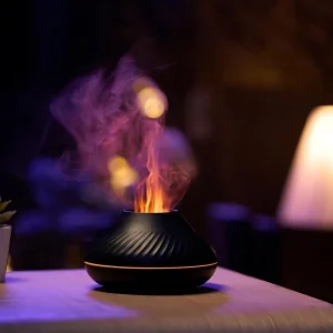 Veilleuse Volcan Diffuseur Huile Essentielle Led